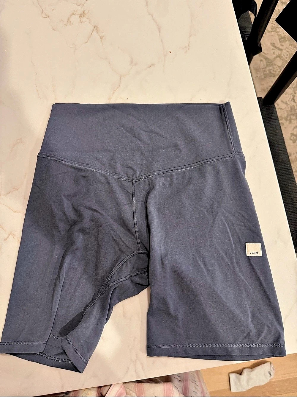 Vuori Daily Short Women'Small Bike Shorts Gray Small